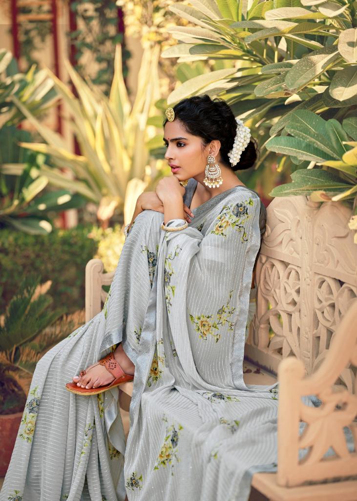Kashvi Ragini 2 Casual Daily Wear Georgette Printed Saree Collection